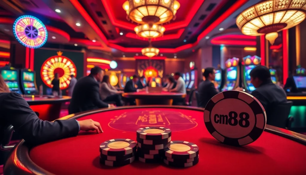 Experience high-stakes poker action at cm88 casino, where excitement meets luxury in every game.