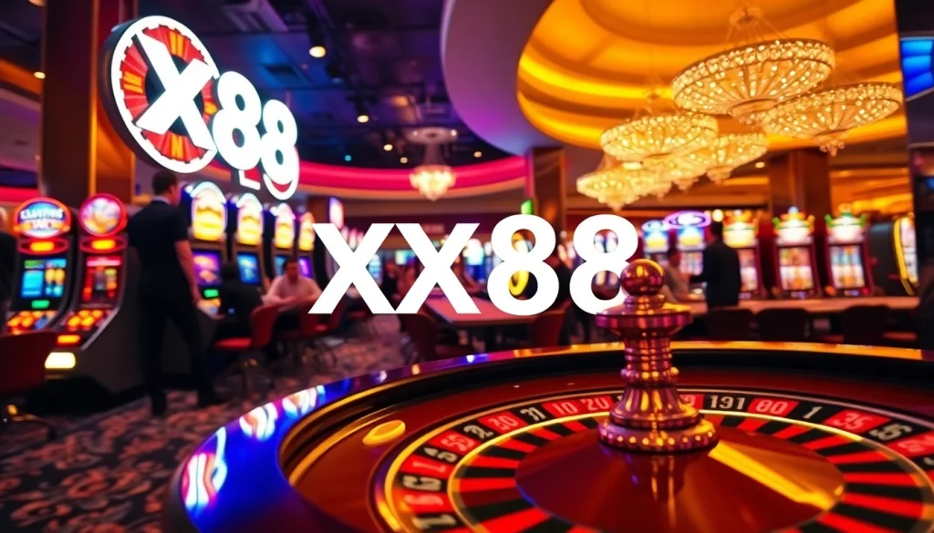 XX88 offers players an exhilarating casino experience with lively roulette games and vibrant slot machines, creating unforgettable winnings.