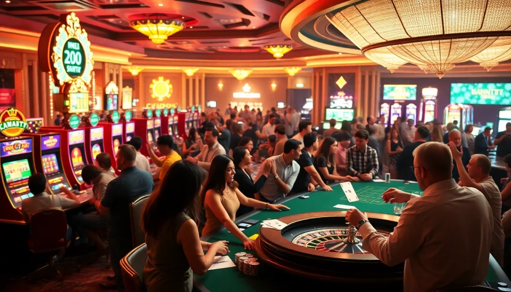 Experience the vibrant energy of the casino at https://red88v6.com/, celebrating winning moments at the poker table and slot machines.